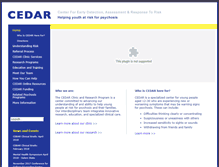 Tablet Screenshot of cedarclinic.org